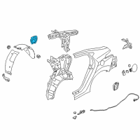 OEM Hyundai Housing Assembly-Fuel Filler Diagram - 71531-3X000