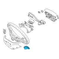 OEM Kia K900 Switch Assembly-Paddle Shift Diagram - 967703T500