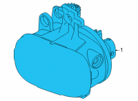 OEM 2021 Nissan Armada Fog Lamp Assy-RH Diagram - 26150-00Q0B