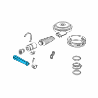 OEM 1990 Chevrolet C1500 Duct Asm-Front Intermediate Air Intake Diagram - 15667232