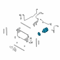 OEM 2001 Infiniti QX4 Compressor-Cooler Diagram - 92600-4W00A