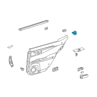 OEM 2014 Lexus ES300h Switch Assembly, Power Window Diagram - 84810-33130