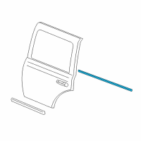 OEM Dodge Durango Seal-Rear Door Diagram - 55362205AE