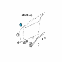 OEM Dodge Neon Front Door Hinge Diagram - 4783648AE