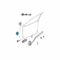 OEM 2004 Dodge Neon Front Door Hinge Diagram - 4783646AE