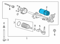 OEM Cadillac CT5 Motor Diagram - 85157061