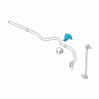 OEM 2011 Chevrolet HHR Clamp, Front Stabilizer Shaft Diagram - 22722387