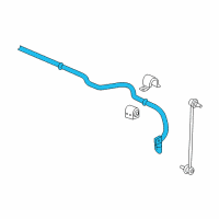 OEM 2009 Chevrolet HHR Stabilizer Bar Diagram - 15275280