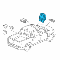 OEM Honda Odyssey Reel Assembly, Cable Diagram - 77900-TG7-A52