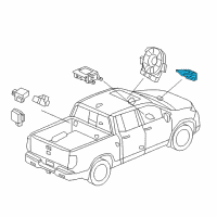 OEM 2017 Honda Ridgeline Sensor Assy., FR. Crash (Denso) Diagram - 77930-T6Z-B11