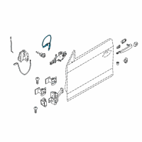 OEM BMW 440i xDrive Gran Coupe Bowden.Cable, Outside Door Handle Front Diagram - 51-21-7-291-405