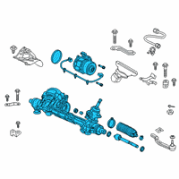 OEM 2020 Honda Clarity Rack Assembly, Power Steering (Eps) (Service) Diagram - 53650-TRW-F42