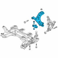 OEM 2019 Jeep Renegade Front Lower Control Arm Diagram - 68248006AA