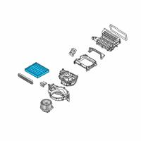 OEM 2021 Hyundai Venue Filter-Air Diagram - J9H79-AK000