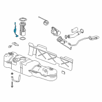 OEM 2021 Chevrolet Express 2500 Fuel Gauge Sending Unit Diagram - 84168837