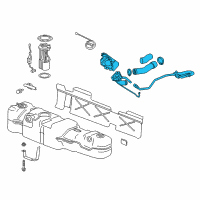 OEM GMC Savana 2500 Filler Pipe Diagram - 84136770