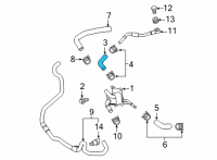 OEM 2019 Toyota RAV4 Oil Cooler Tube Diagram - G1272-06010