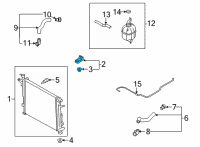 OEM Kia Carnival Bracket Assembly-RADIATO Diagram - 25333P2000