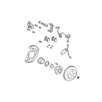 OEM 2007 Lexus RX400h Plate, Pad Support, NO.1(For Front Disc Brake) Diagram - 47716-48120