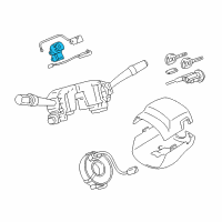 OEM 2003 Lexus LS430 Switch Assy, Ignition Or Starter Diagram - 84450-50040