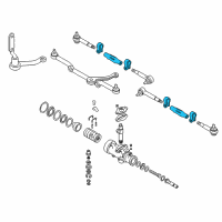 OEM Oldsmobile Adjuster Kit, Steering Linkage Tie Rod Diagram - 26041272