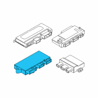 OEM 2016 BMW 550i Electrical Control Module Diagram - 61-35-6-809-374