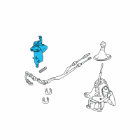 OEM Ford Gear Shift Assembly Diagram - 6L8Z-7F116-AA