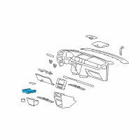 OEM Mercury Cup Holder Diagram - 4F2Z-1713562-AAA