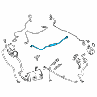 OEM 2020 BMW 540i Fuel Tank Breath.Line With Resonator Diagram - 13-90-8-601-845