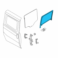 OEM 2019 Ram ProMaster City WEATHERSTRIP-Sliding Door Diagram - 68268782AA