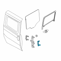 OEM 2015 Ram ProMaster City Channel-Glass Run Diagram - 68340340AA