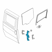 OEM 2018 Ram ProMaster City Sliding Door Window Regulator Right Diagram - 68268805AA