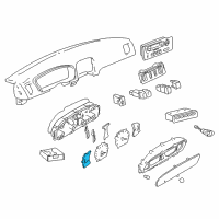 OEM 2001 Hyundai XG300 Gauge Assembly-Temperature Diagram - 94420-39010