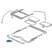 OEM Honda Civic Motor Assy, Sunroo Diagram - 70450-TBA-A01