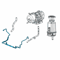 OEM 2020 Jeep Gladiator Power Steering Pressure Diagram - 68247932AE