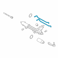 OEM 2003 Lincoln LS Tube Diagram - 3W4Z-3A714-AA