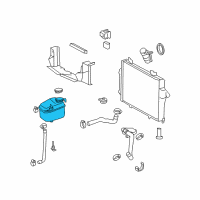 OEM Chrysler Crossfire Bottle-PRESSURIZED COOLANT Diagram - 5101601AA