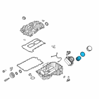 OEM 2013 BMW Z4 Oil Filter Element Set Diagram - 11-42-7-634-291