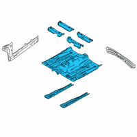 OEM 2019 Lincoln Nautilus Front Floor Pan Diagram - K2GZ-5811135-A