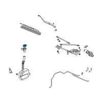 OEM 1999 Honda Accord Cap Unit, Mouth Diagram - 76802-SV1-004