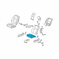 OEM 2008 Honda CR-V Pad, L. FR. Seat Cushion Diagram - 81537-SWA-A01