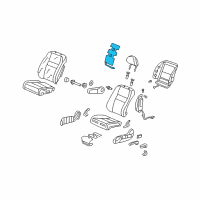 OEM Honda Heater, Left Front Seat-Back Diagram - 81524-SNB-E01