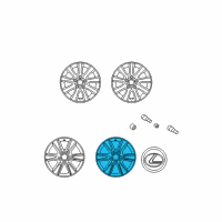 OEM Lexus ES330 Wheel, Disc Diagram - 42611-33610