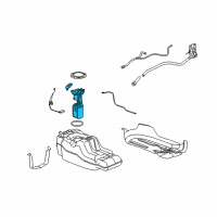 OEM 2010 Hummer H3 Fuel Pump Diagram - 19206830