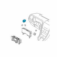 OEM 2006 Lincoln Navigator Headlamp Switch Diagram - 2L7Z-11654-AAA