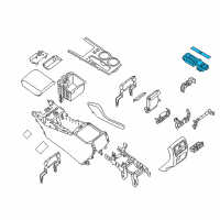 OEM 2018 Nissan Pathfinder Indicator-Torque Converter Diagram - 96940-3KA2A