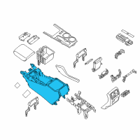 OEM 2013 Nissan Pathfinder Body-Console Diagram - 96911-3KA1B