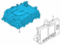 OEM 2021 Kia Niro EV Engine Ecm Control Module Diagram - 366010E190