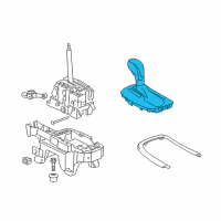 OEM Buick Regal Shift Knob Diagram - 23459424