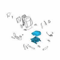 OEM 2013 Infiniti FX37 Cushion Assy-Front Seat Diagram - 87300-3EV0B